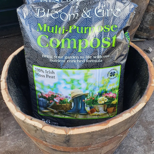 3-Oak-Whisky-Barrel-Planters-17-x-24-6-Bags-of-Compost-–-Free-Mainland-Delivery-1.png 3 Oak Whisky Barrel Planters (17" x 24") + 6 Bags of Compost – Free Mainland Delivery - Image 1
