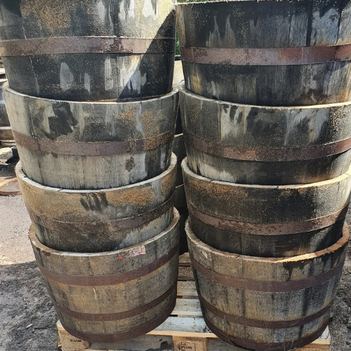 Set-of-14-Oak-Half-Whisky-Barrel-Planters-17-x-24-–-Delivery-Included-1.png Set of 14 Oak Half Whisky Barrel Planters (17" x 24") – Delivery Included - Image 1