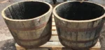 Set of 5 Oak Bourbon/Whisky Barrel Planters (17" x 24") – Delivery Included - Image 2