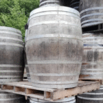 46" x 38" Clean Oak Puncheon Barrels – Ideal for Ice Baths – Delivery Included