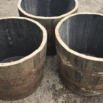 11-Pack of Oak Quarter Cask Barrel Planters (18" x 22") – Delivery Included