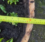 1x Rustic Oak Garden Planter – 33" Width x 13" Height - Image 3