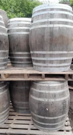 46" x 38" Clean Oak Puncheon Barrels – Ideal for Ice Baths – Delivery Included - Image 2