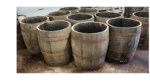 2 x 3/4 Height Oak Bourbon/Whisky Barrels – Free UK Delivery - Image 2