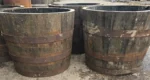 11-Pack of Oak Quarter Cask Barrel Planters (18" x 22") – Delivery Included - Image 3